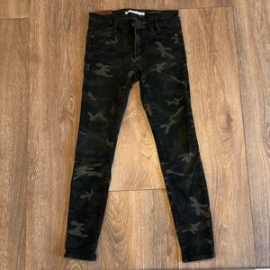 Zara Trafaluc denim, military. Size 04 US